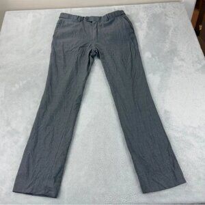 Carolina Herrera Wool Dress Pants Grey Women Size 8 US 36 EU
